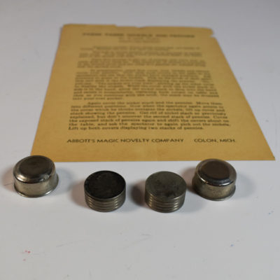 Passe Passe Nickels and Pennies: A&B Magic distributed exclusively by Abbotts: rare