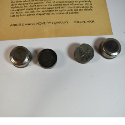 Passe Passe Nickels and Pennies: A&B Magic distributed exclusively by Abbotts: rare - Image 4