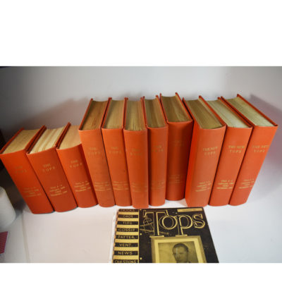 Tops And New Tops Bound Magazines: Tops Vol. 1 #1 Jan. 1936  through Volume 22 #3 March of 1957 and New Tops Volume 1#1 1961 through #6 1966 with several loose issues