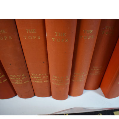 Tops And New Tops Bound Magazines: Tops Vol. 1 #1 Jan. 1936  through Volume 22 #3 March of 1957 and New Tops Volume 1#1 1961 through #6 1966 with several loose issues - Image 3