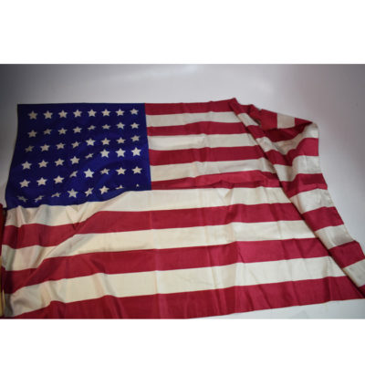 Abbott 7 Vintage International Flags including 48 star American Flag - Image 2