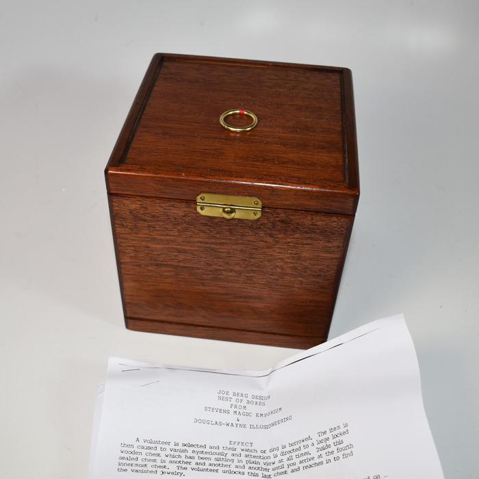 Joe Berg Nest of Boxes from Douglas Wayne originally sold through Stevens magic many years ago - Image 7