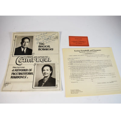 Loring Campbell Memorabilia including signed photo to Gene Gordon