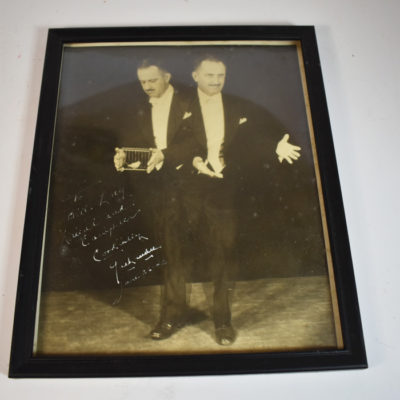 10 Vintage Framed photos (8 Signed) 1940’s - Image 2
