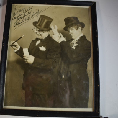 10 Vintage Framed photos (8 Signed) 1940’s - Image 7