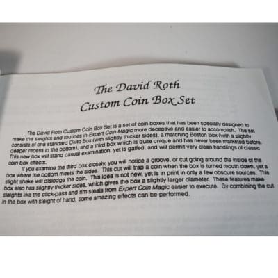 David Roth Custom Coin Box Set | Magic Collectibles