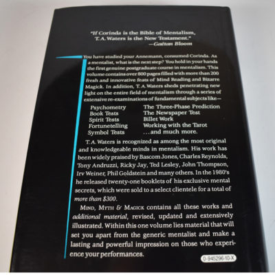 TA Waters Mind, Myth and Magic massive book 1993 first edition and print - Image 4