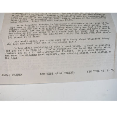 Vintage Forgetful Freddie: Tannen’s version - Image 2