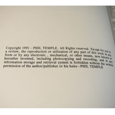 Dante the Devil Himself: Phil Temple Includes tipped in signature sheet from Phil Temple, Moi-Yo Miller and Antero Montes: with prospectus! - Image 3