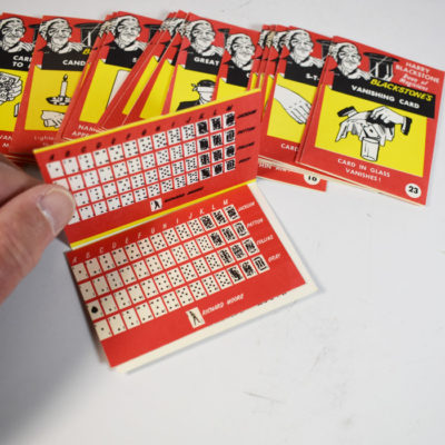 Blackstone Sr. Bubble Gum Tricks from 1962 complete with the tricks inside! Scarce! - Image 2