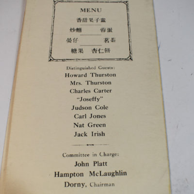 Howard Thurston Show and Reception Program Chicago Assembly: 1933 - Image 4