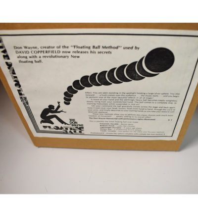 Don Wayne Floating Ball With Original Thayer Workshop Plans of the Okito Floating Ball - Image 4
