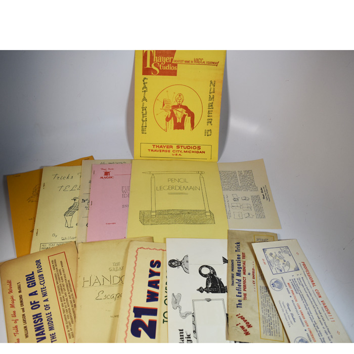 13 Publications from the Original Thayer Magic Company Files including ...