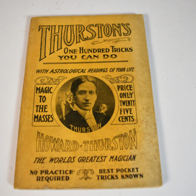 Original Thurston's 100 tricks you can do Pitch Book 1912