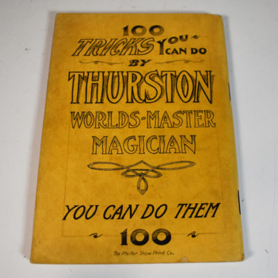 Original Thurston's 100 tricks you can do Pitch Book 1912 - Image 3