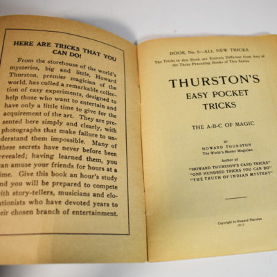 Thurston's Easy Pocket Tricks #5 1917 - Image 4