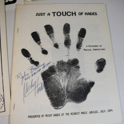 4 autographed lecture notes: Roth, Christian, Hades and Moorehouse - Image 2