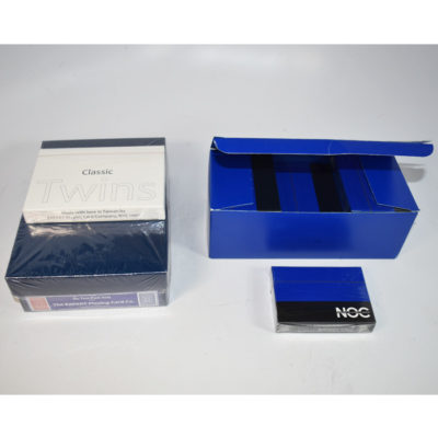 Unopened Box of Classic Twins and Full Brick NOC Playing Cards: Expert Playing Card Company
