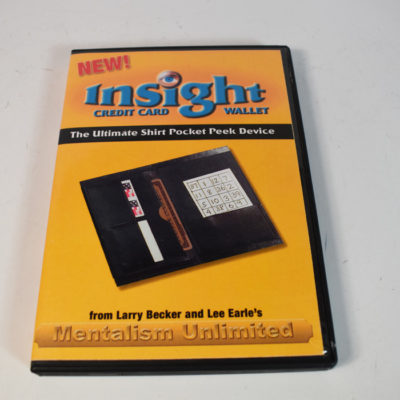 Insight Credit Card Wallet by Mentalism Unlimited (Larry Becker Lee Earle)