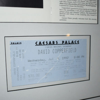 Signed David Copperfield Photo Collage - Image 2