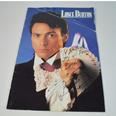 Lance Burton’s signed programs and group photo with lifelong friends Sherrell Nunnelley and Bob Escher - Image 4