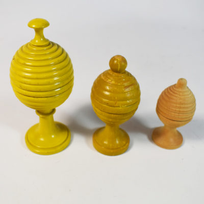 3 Vintage Ball Vases: Germany