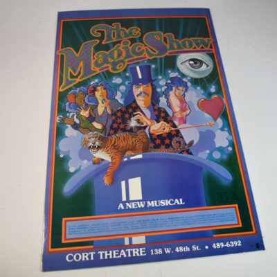 Doug Henning’s The Magic Show: Original Window Card