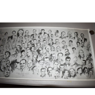 Chicago Magicians Roundtable Print by Salvatore Salla with original mailing tube - Image 3