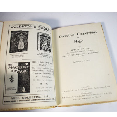 Deceptive Conceptions in Magic by Stanly Collins: 1920 - Image 6