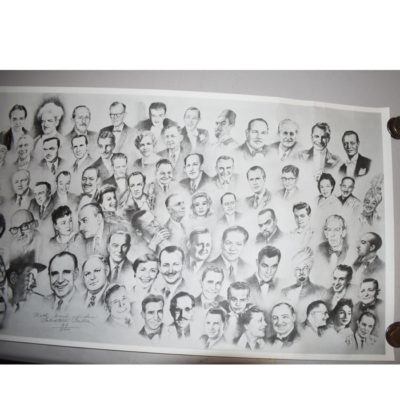 Chicago Magicians Roundtable Print by Salvatore Salla with original mailing tube - Image 6