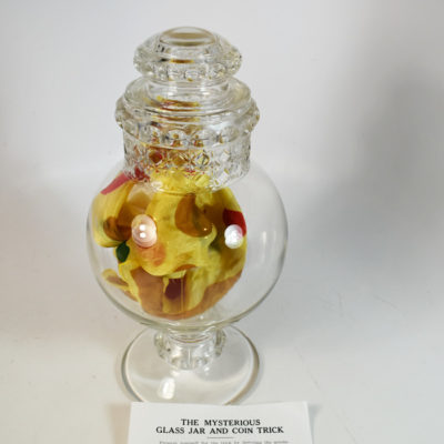 Vintage Crystal Coin Vase: Large Silver Dollar Version: scarce - Image 5