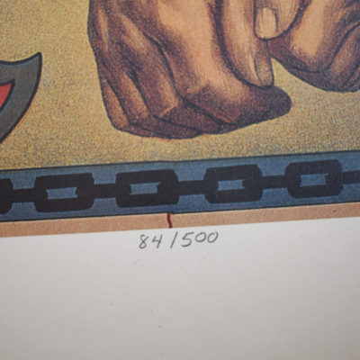Houdini poster #84 of 500 printed in 1991: high quality - Image 2