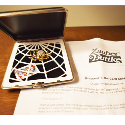 Crescensia The Card Spider: Tony Lackner Luxury Jubilee Edition: Germany: Scarce exquisite miniature magic