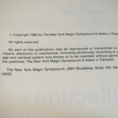 New York Magic Symposium 4:  1985 Steven Minch - Image 2