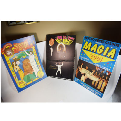 3 posters: Seebach window Card and 2 signed Calvert posters