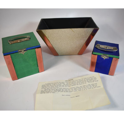 R.A.R. (Roy Roth UK) vintage nest of boxes: scarce