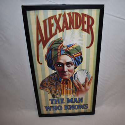 Deluxe Magic Poster by Tim Hill: electronic card or message revelation masterpiece with extra card appearance!