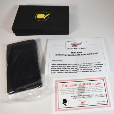 Absolutely Impossible and Fred Kaps Combo wallet: Ken Brookes Classic Series#58 of 500: brand new old store stock