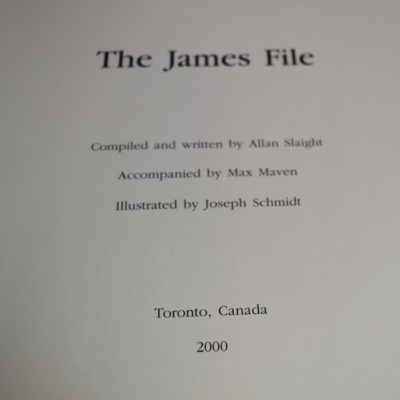 The James File Volume 1: Alan Sleight - Image 3
