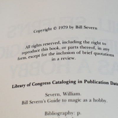 Bill Severn’s Guide to Magic as a Hobby 1979 - Image 3