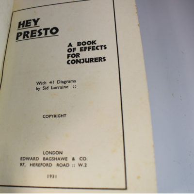 Hey Presto Norman Hunter (Davenport Label) 1931 - Image 3