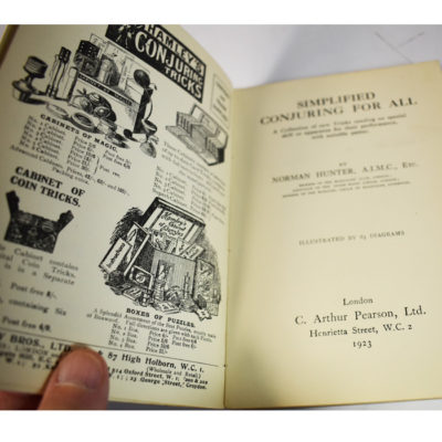 Simplified Conjuring for All: Norman Hunter 1923 - Image 3