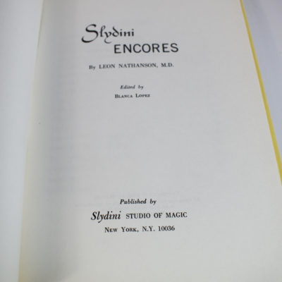 Slydini Encores 1966 self published - Image 4