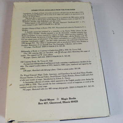 Illusion Show:  David Bamberg (Fu Manchu) first edition 1988 - Image 2