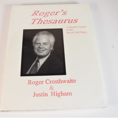 Rogers Thesourus: Roger Crosthwaite: still in MFG Wrap