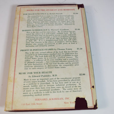 New Ways to Mystify: Robert Parrish: 1945;  signed by Parrish to Doc Mossey - Image 2