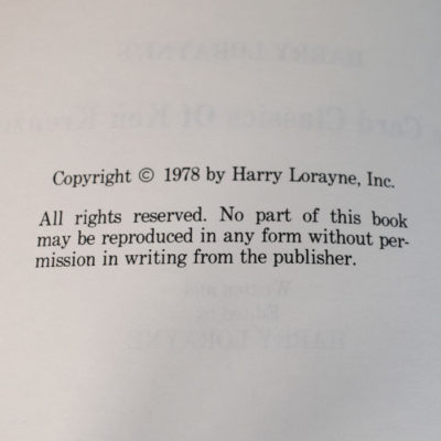 Card Classics of Ken Krenzel first edition Harry Lorayne - Image 3