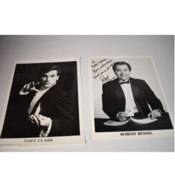 Bob Bengel and Tony Clark autographed photos