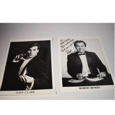 Bob Bengel and Tony Clark autographed photos