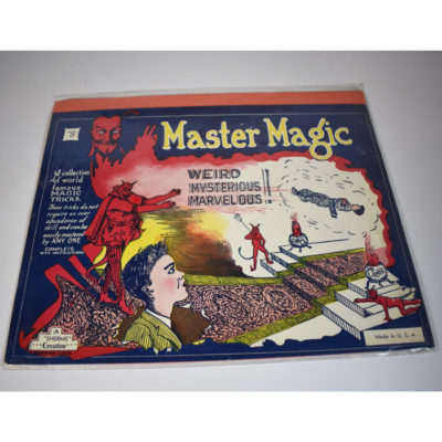 Unused Box Cover Label from Sherms Magic Set 1930's
